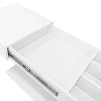 Adjustable Lift-Top Coffee Table with Hidden Storage and LED Lighting
