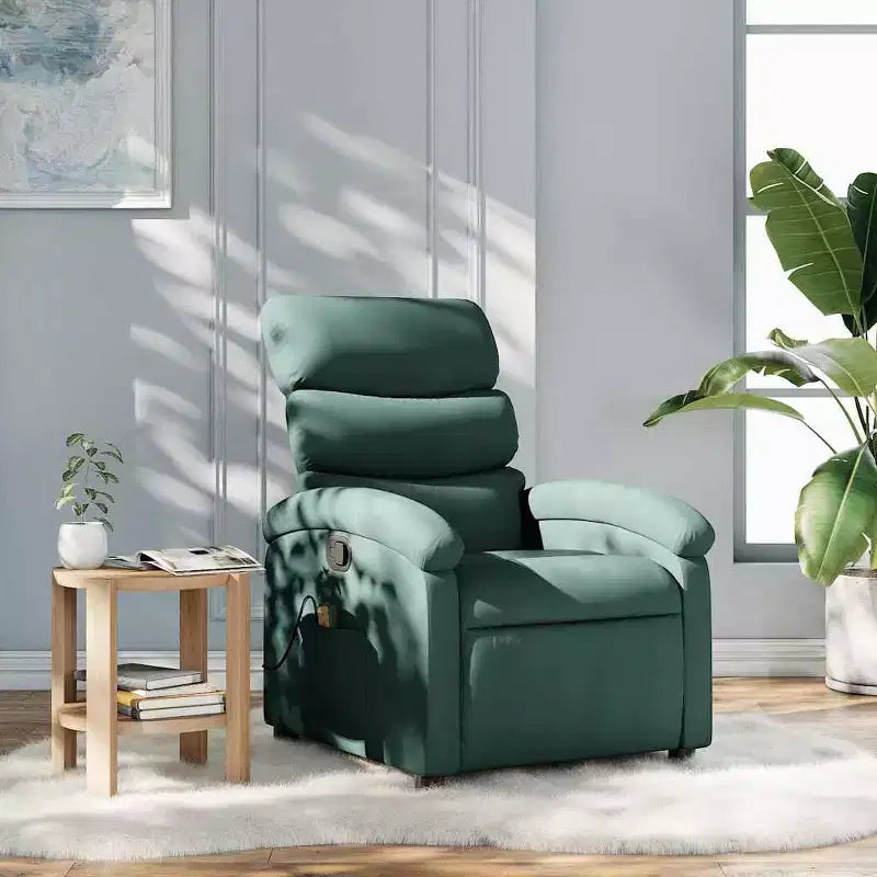 Massage Recliner Chair with Adjustable Backrest and Vibration Function