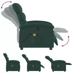 Massage Recliner Chair with Adjustable Backrest and Vibration Function