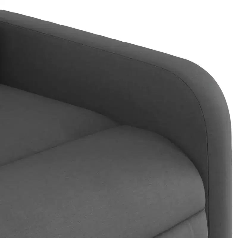 Dark Gray Fabric Electric Massage Recliner Chair
