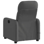 Dark Gray Fabric Electric Massage Recliner Chair