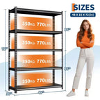 5-Tier Adjustable Steel Utility Storage Rack