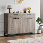 55 inch Sideboard Buffet Cabinet with 2 Drawers and 4 Doors