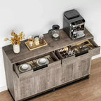 55 inch Sideboard Buffet Cabinet with 2 Drawers and 4 Doors