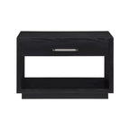Wood Veneer Nightstand with Drawer