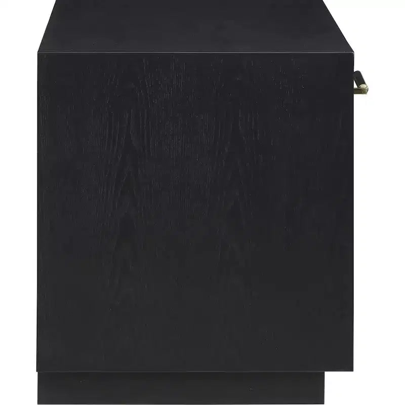 Wood Veneer Nightstand with Drawer