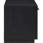 Wood Veneer Nightstand with Drawer