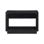 Wood Veneer Nightstand with Drawer