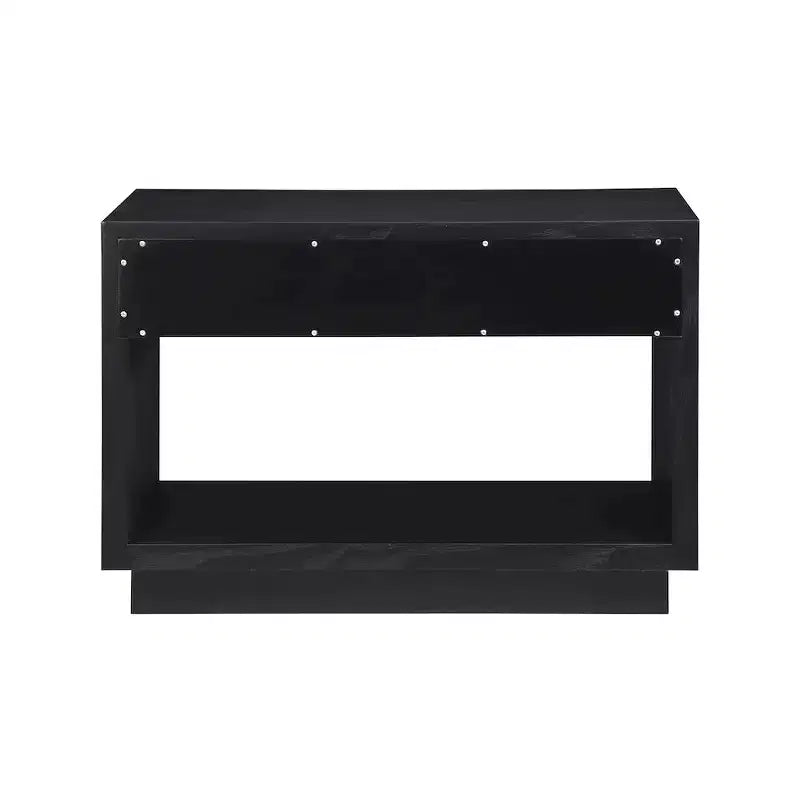 Wood Veneer Nightstand with Drawer