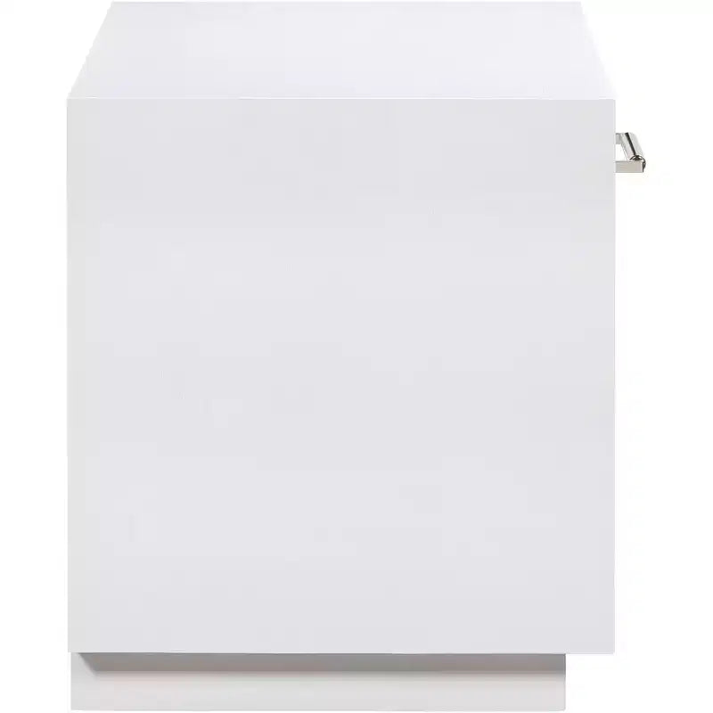 Wood Veneer Nightstand with Drawer