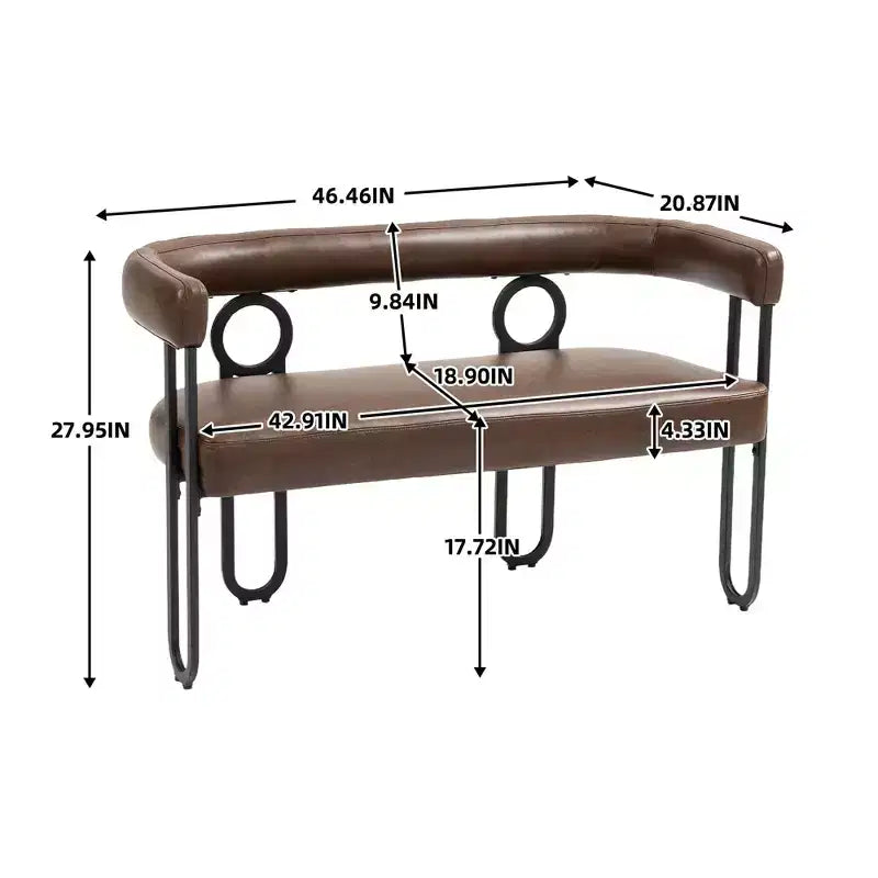 Gray Velvet Bar Stools Set of 2, Button-Tufted Wing-Back with Metal Legs