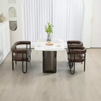 Gray Velvet Bar Stools Set of 2, Button-Tufted Wing-Back with Metal Legs
