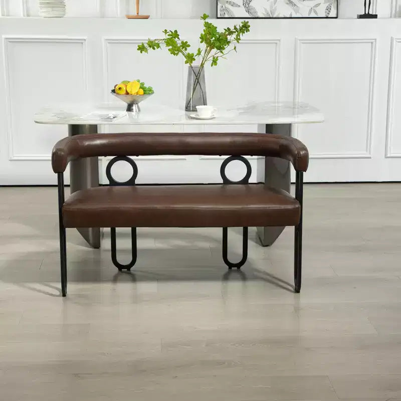 Gray Velvet Bar Stools Set of 2, Button-Tufted Wing-Back with Metal Legs