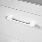 White Dresser with LED Lights & Charging Station