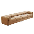 Modular Sectional Sofa with Storage, Cylindrical Backrest and Armrests