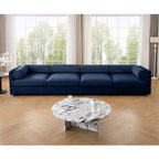 Modular Sectional Sofa with Storage, Cylindrical Backrest and Armrests