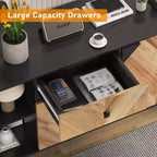 55.1" 3-Drawer Sideboard Cabinet with Adjustable Shelf and Doors