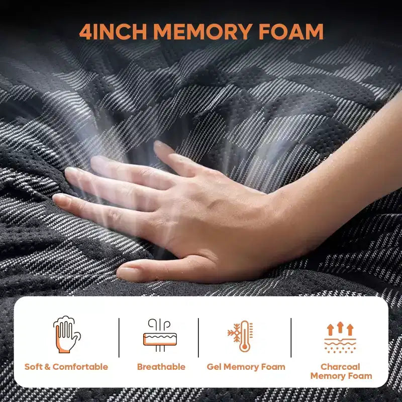 14 Inch Cooling Gel Memory Foam Mattress in a Box