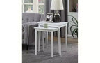 Three-Tier End Table with Storage Drawer and Open Shelves