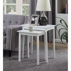 Three-Tier End Table with Storage Drawer and Open Shelves