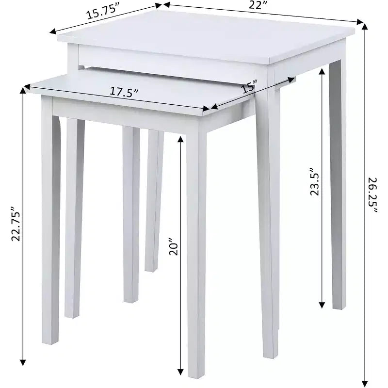 Three-Tier End Table with Storage Drawer and Open Shelves