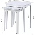 Three-Tier End Table with Storage Drawer and Open Shelves