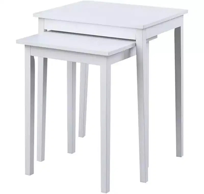 Three-Tier End Table with Storage Drawer and Open Shelves