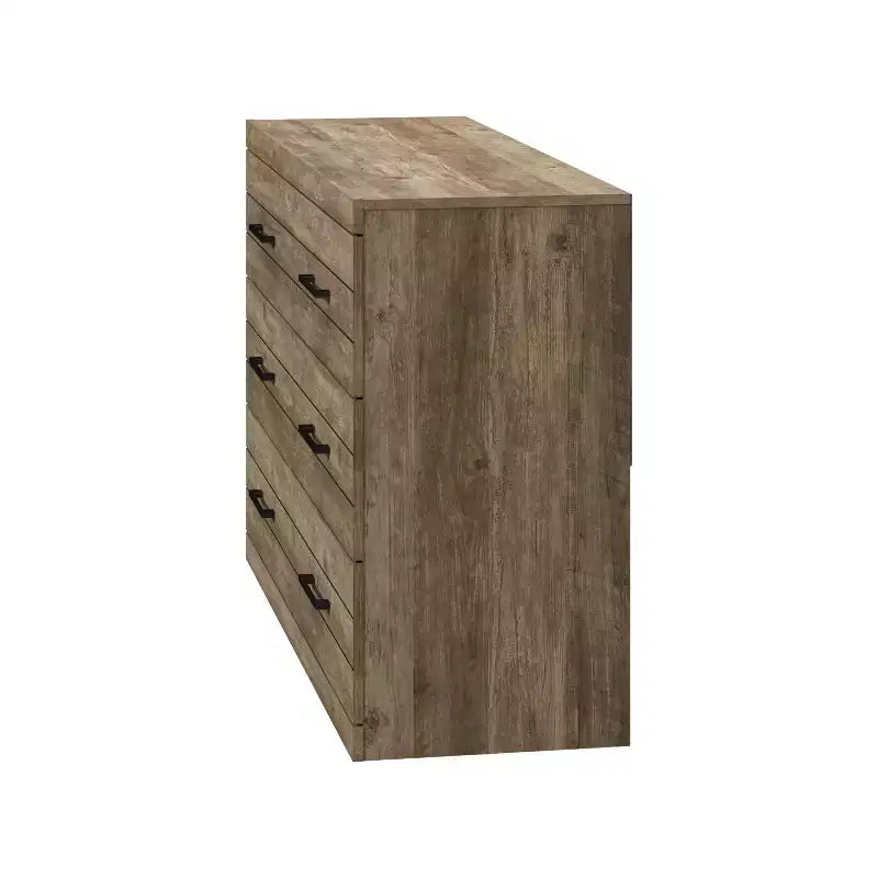 6-Drawer Dresser with Interlock System - Knotty Oak