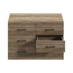 6-Drawer Dresser with Interlock System - Knotty Oak