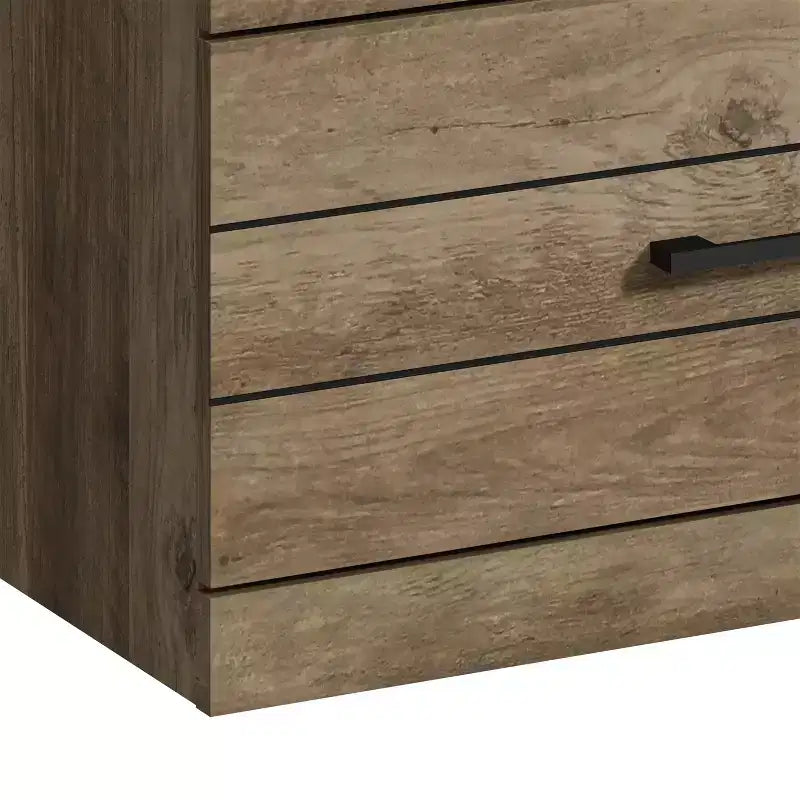 6-Drawer Dresser with Interlock System - Knotty Oak