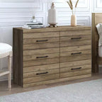 6-Drawer Dresser with Interlock System - Knotty Oak