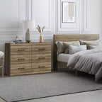 6-Drawer Dresser with Interlock System - Knotty Oak