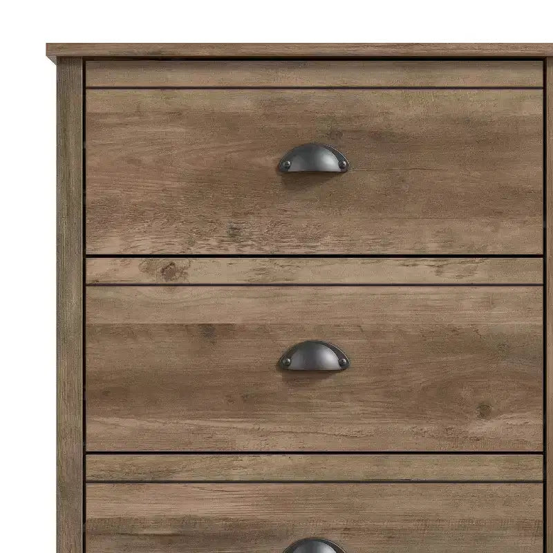 6-Drawer Dresser with Interlock System - Knotty Oak