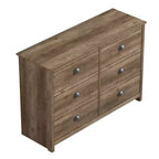6-Drawer Dresser with Interlock System - Knotty Oak