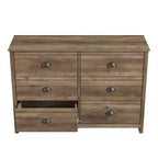 6-Drawer Dresser with Interlock System - Knotty Oak