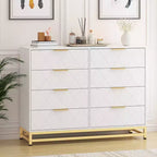 8-Drawer Dresser with Metal Handles
