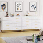 8-Drawer Dresser with Metal Handles