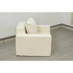 Foam Bean Bag Sofa with Pillow – For Living Room, Bedroom or Gaming Area