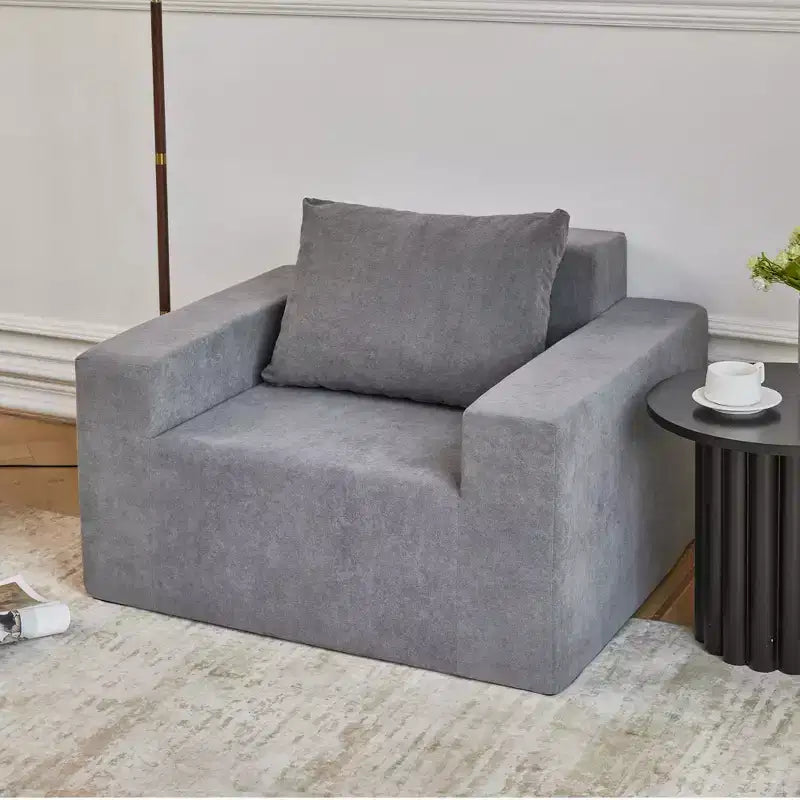 Foam Bean Bag Sofa with Pillow – For Living Room, Bedroom or Gaming Area