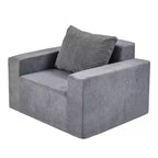Foam Bean Bag Sofa with Pillow – For Living Room, Bedroom or Gaming Area