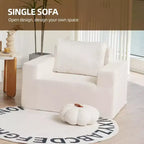 Foam Bean Bag Sofa with Pillow – For Living Room, Bedroom or Gaming Area