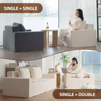 Foam Bean Bag Sofa with Pillow – For Living Room, Bedroom or Gaming Area