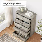 Modern 5/6-Drawer Dresser – Versatile Storage Chest for Bedroom, Closet & Living Room
