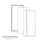 Full-Length Aluminum Alloy Floor Mirror with Stand