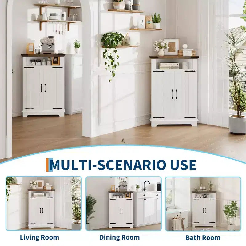 22-Inch Triangle Corner Cabinet for Bathroom, Kitchen, and Living Room