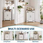 22-Inch Triangle Corner Cabinet for Bathroom, Kitchen, and Living Room